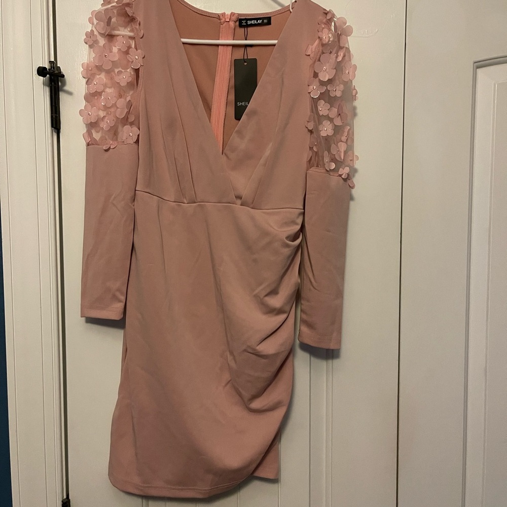 Sheilay pink dress size Small